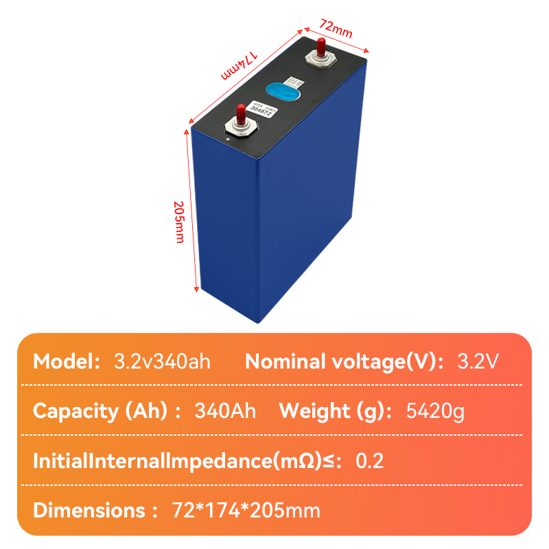 3.2v 340ah Lifepo4 Battery