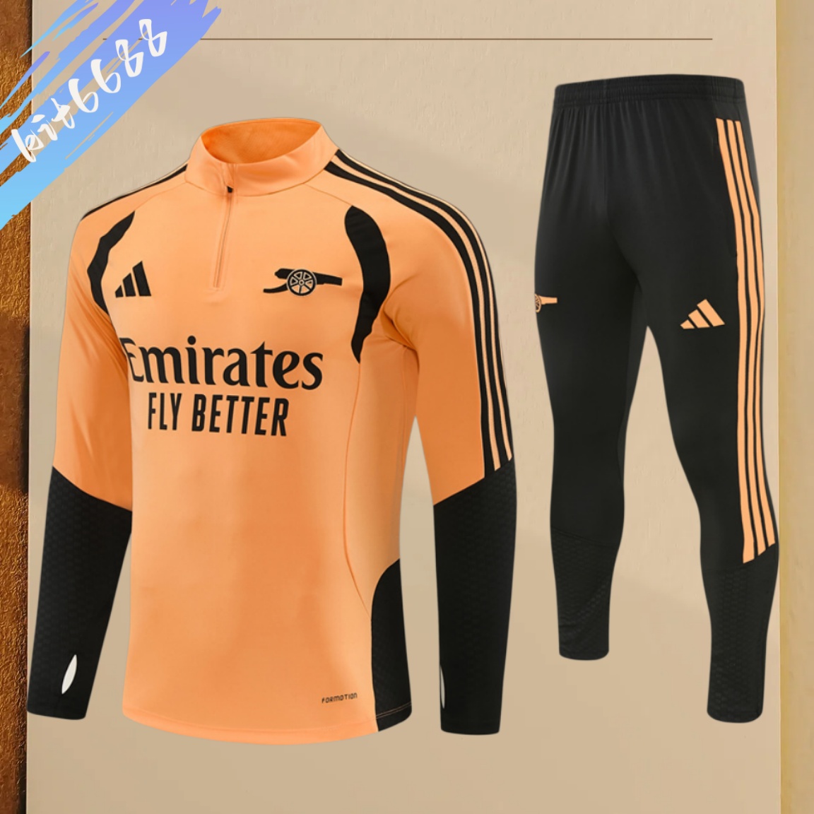 26/27 Arsenal Half Pull Training Uniform (adult Kids Kit)
