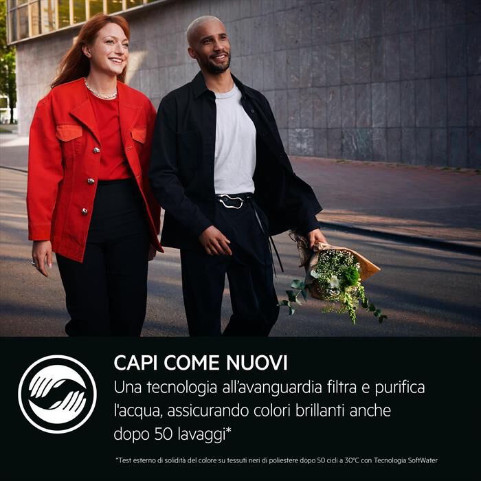 AEG - Lavatrice LR9H94GBS 9 Kg Classe A-Bianco/oblò nero