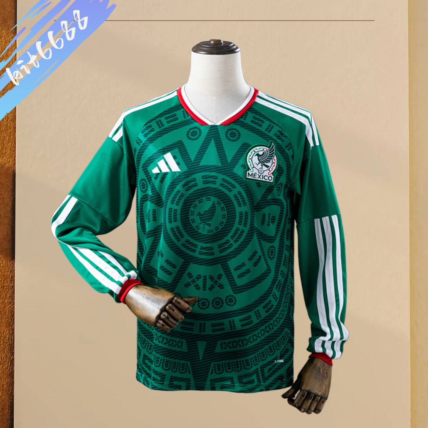 2026 Mexico Home Long-Sleeve  Football Shirt（Fans version）