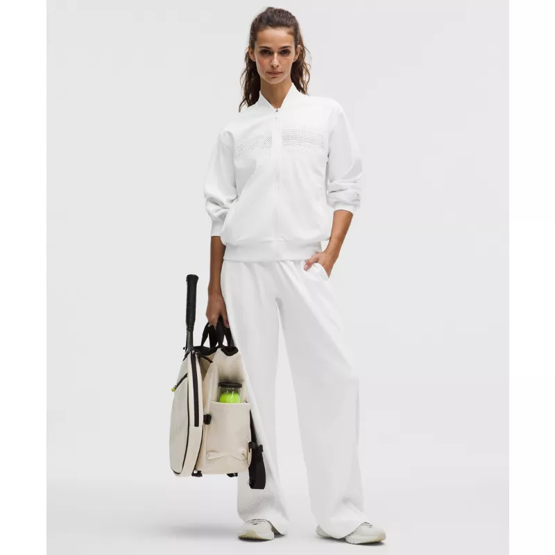 Engineered Knit Mesh Tennis Track Pant