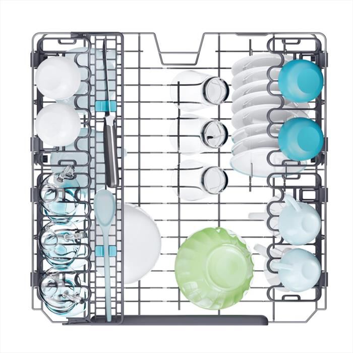 CANDY - Lavastoviglie CF 4E7L0X Classe E 14 coperti-Acciaio inossidabile