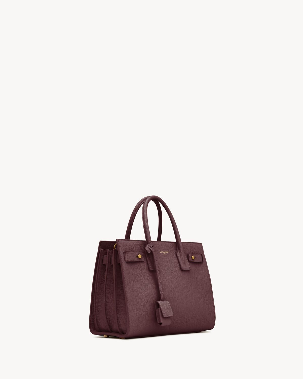 sac de jour in supple grained leather - baby ROUGE CABERNET