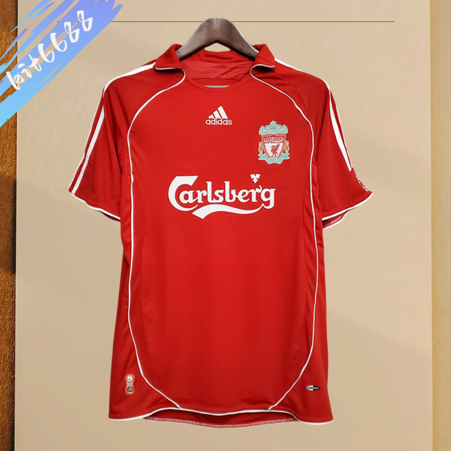 2006/2007 Liverpool Retro Home Football Shirt