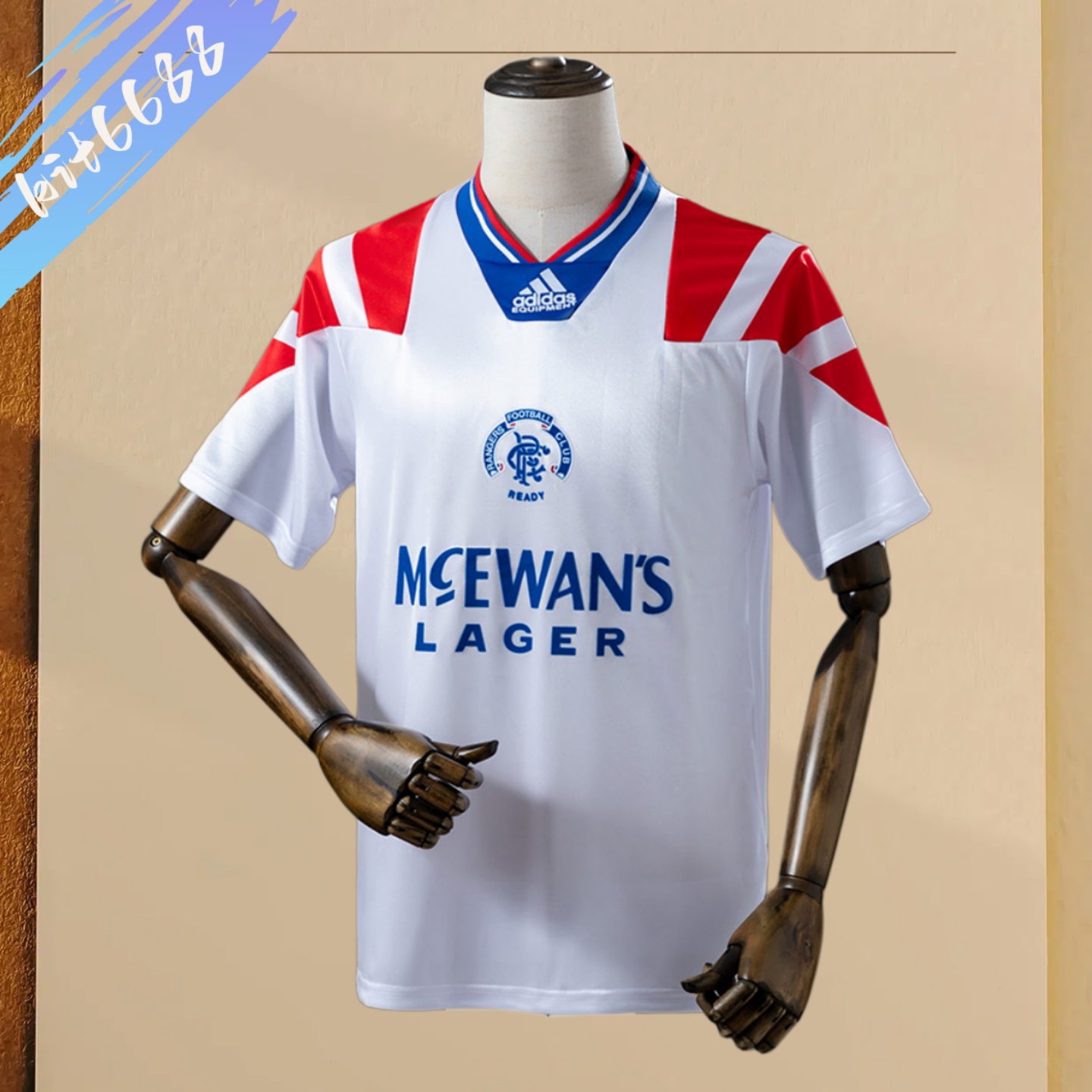 1992/1994 Glasgow Rangers Away Retro Football Shirt