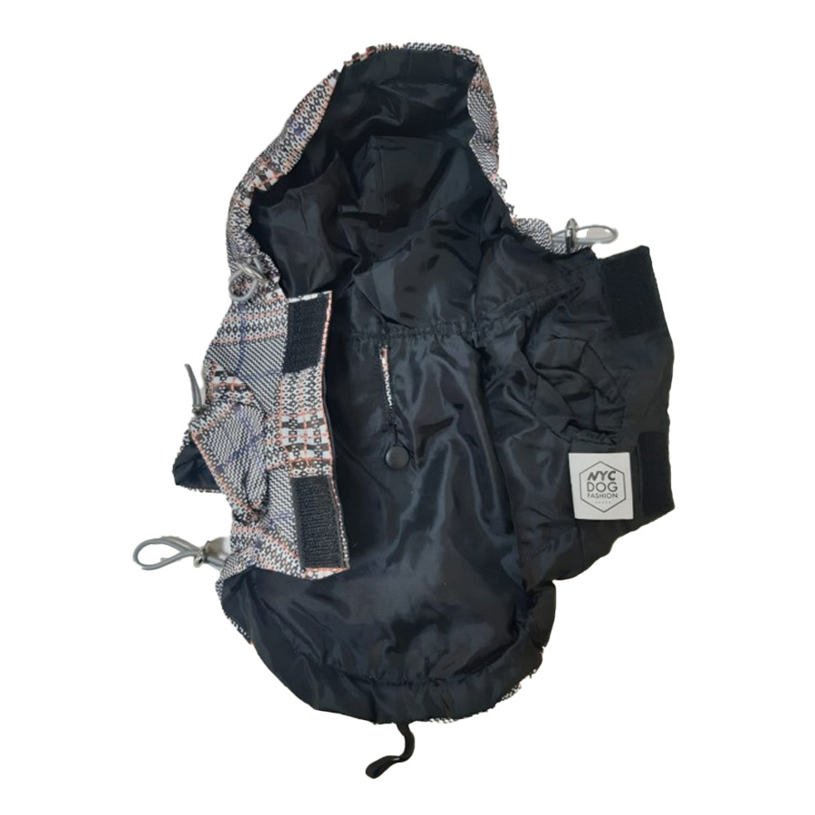 Nayeco British Impermeable con Capucha para perros
