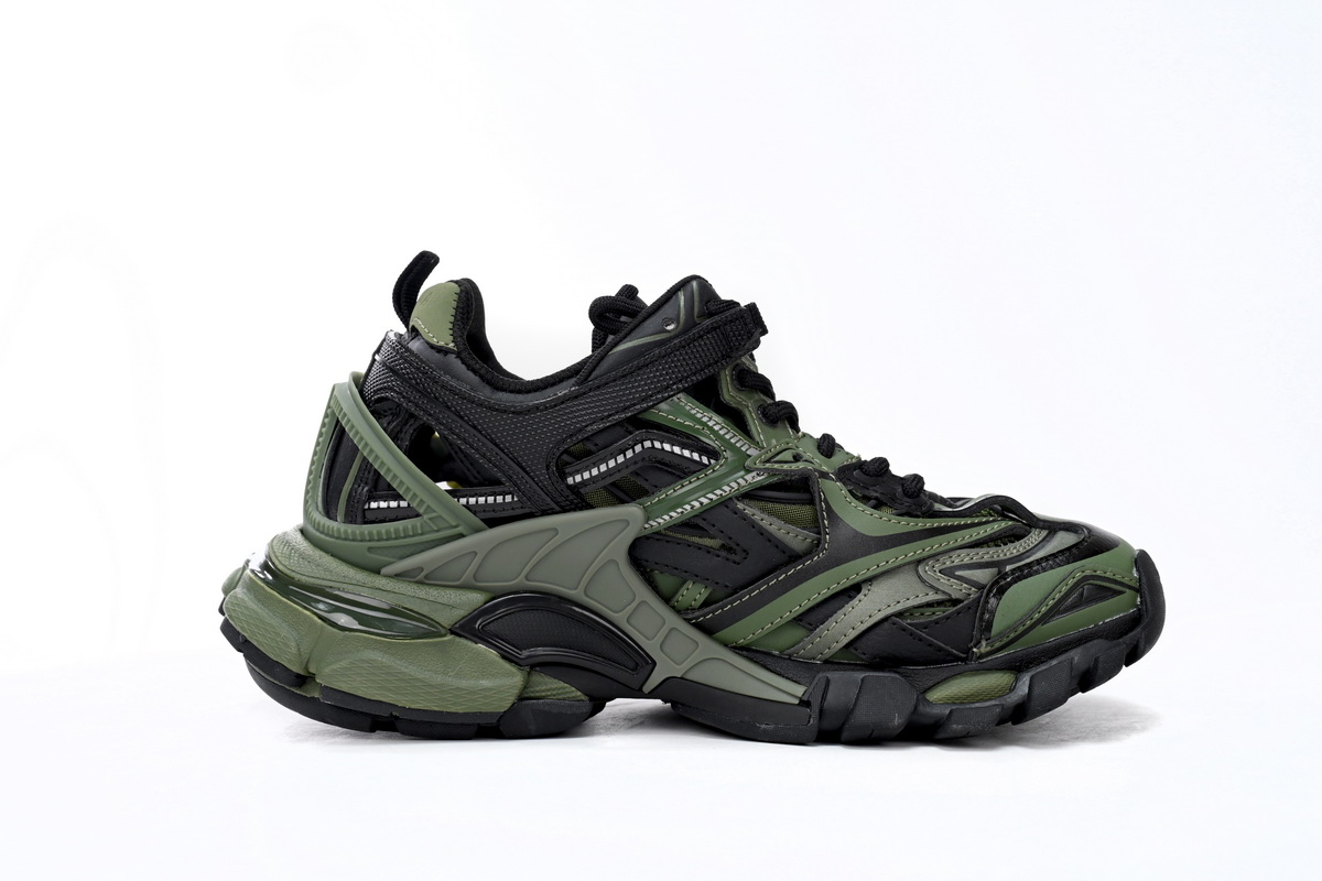 Balenciaga Track 2 Sneaker Military Black 568614 W3AE1 2311