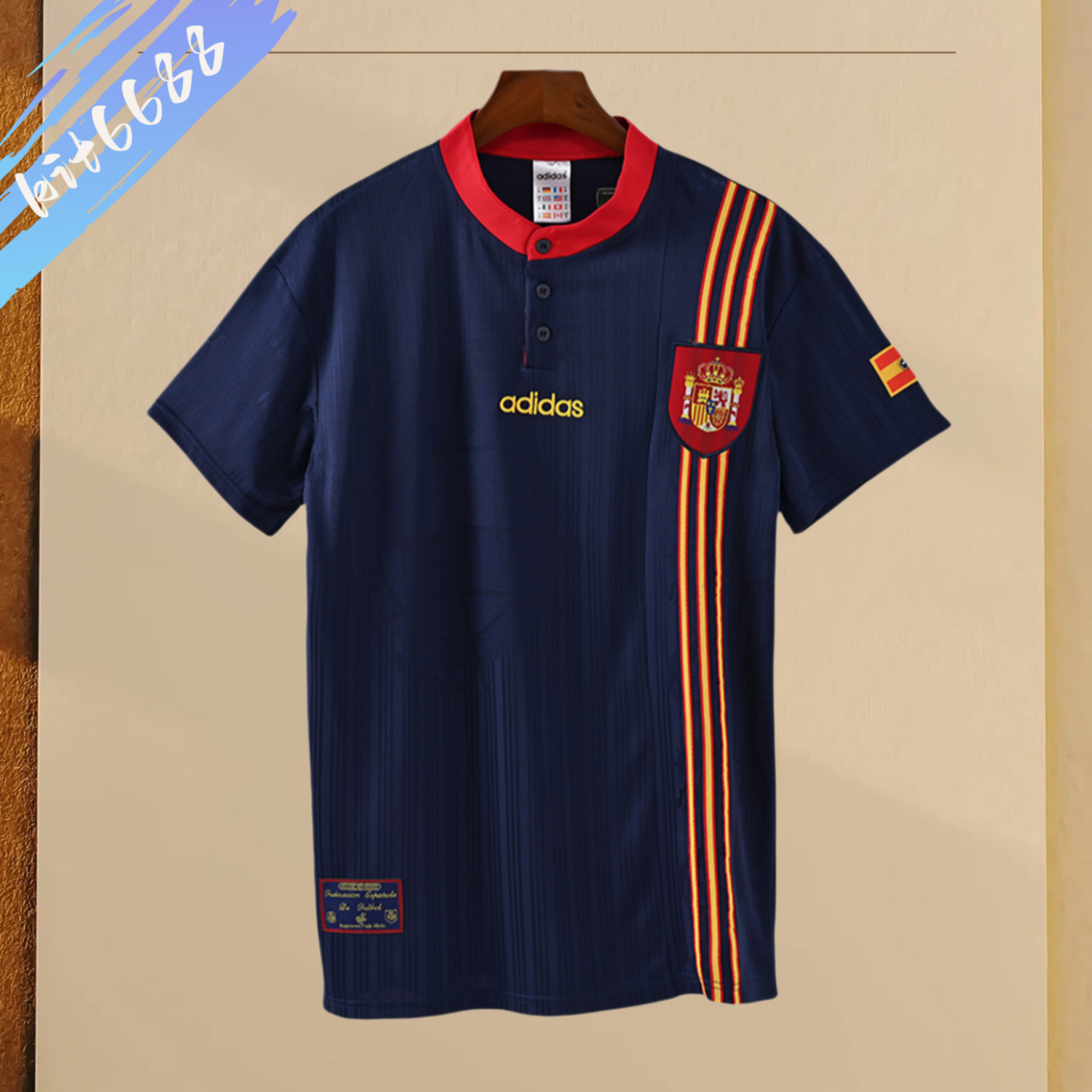 1996 Spain Away Retro Football Shirt