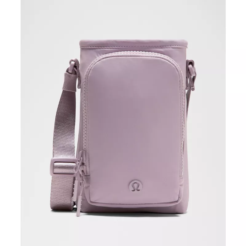 Water Bottle Crossbody with Front Pocket 2L