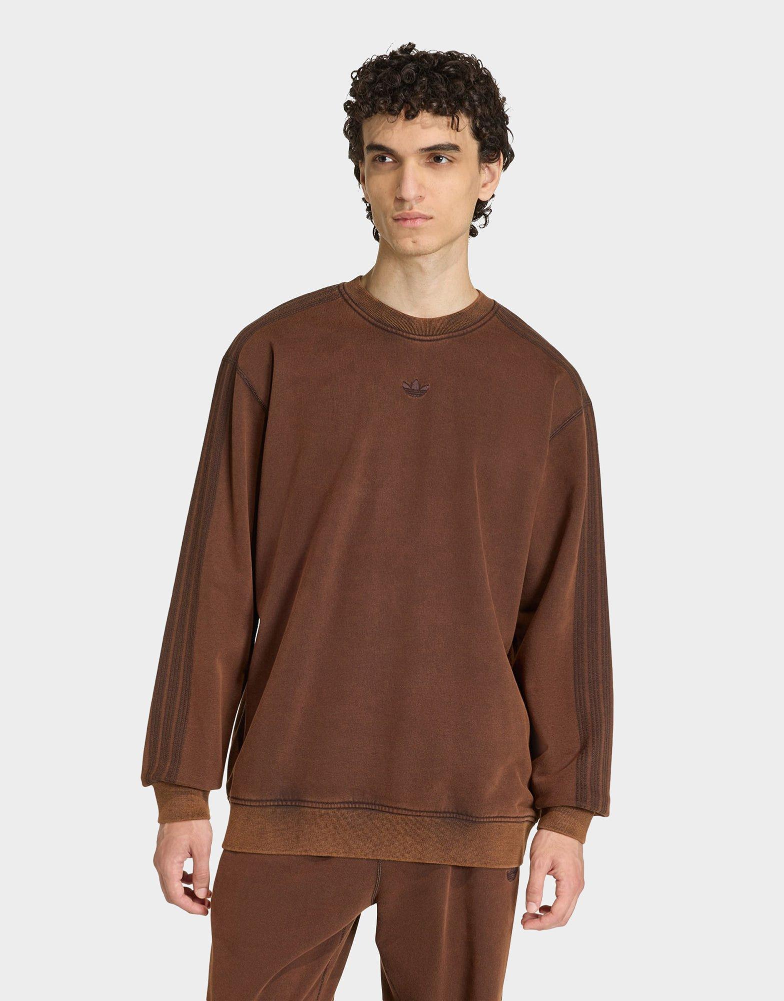 adidas Premium Essentials Retro Washed Sweatshirt mit Rundhalsausschnitt
