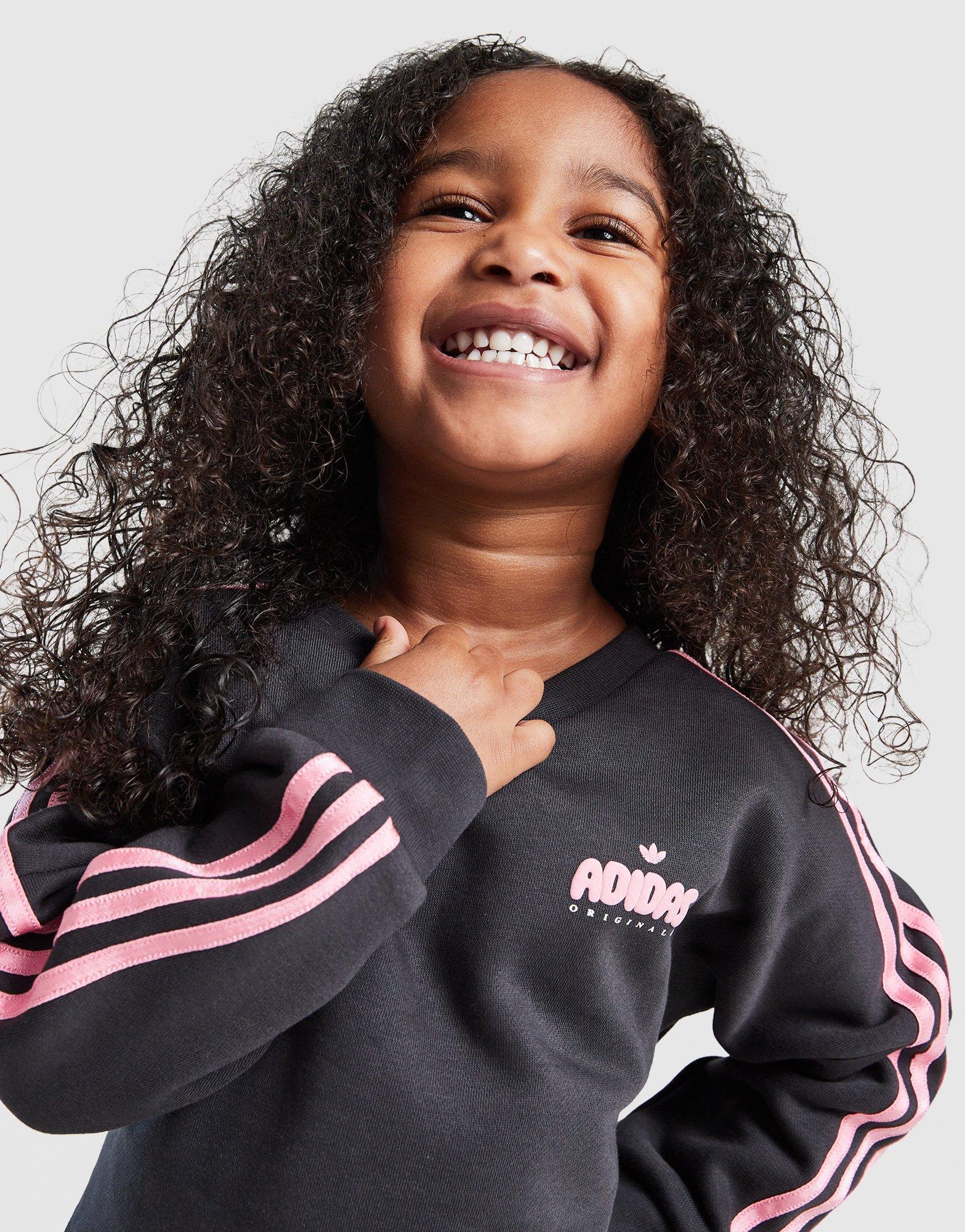 adidas Originals Girls' Bubble Crew Trainingsanzug Babys