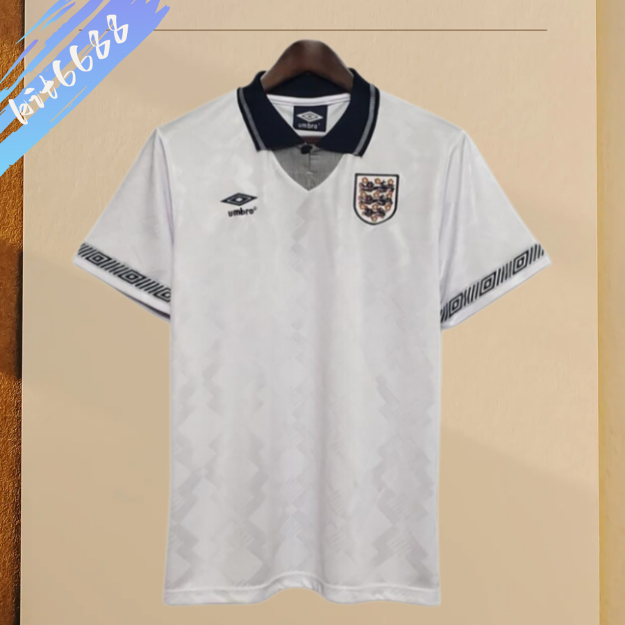 1990 England Home Retro Football Shirt