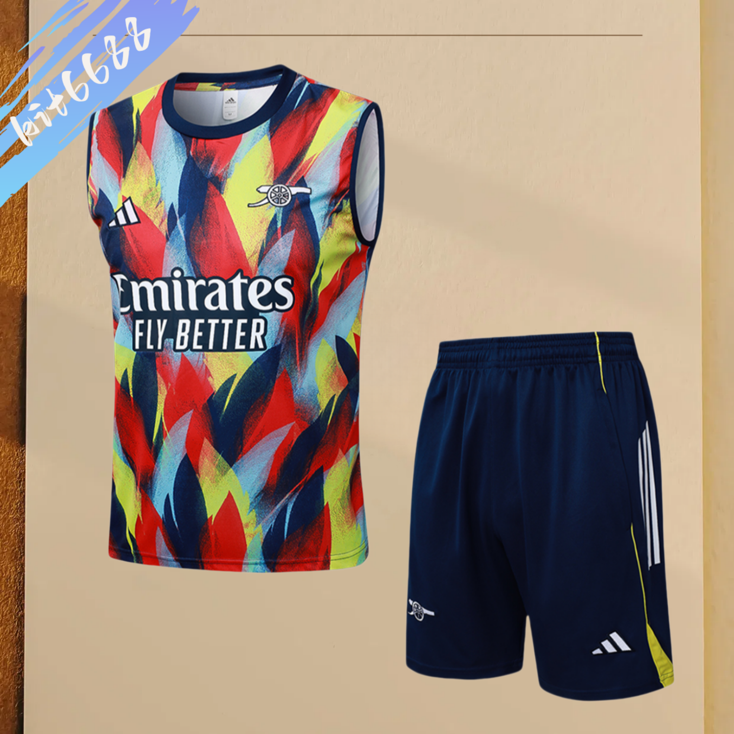 2025/2026 Arsenal Colored Adult Vest Training Wear (Adult Kit)