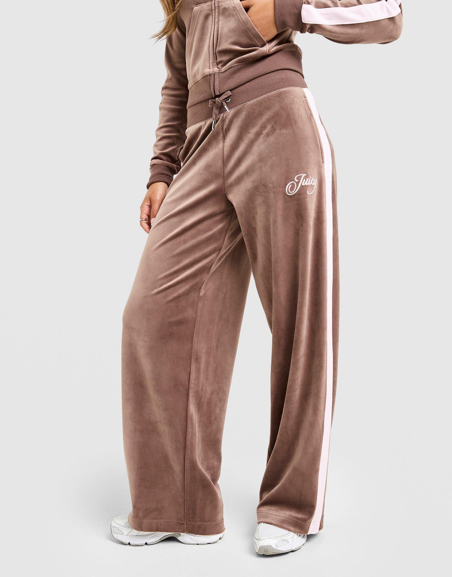 JUICY COUTURE Script Velour Wide Trainingshose Damen