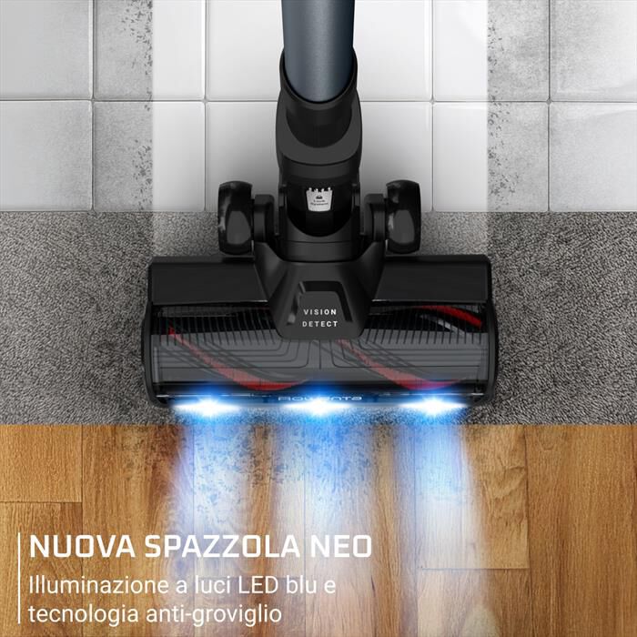 ROWENTA - Aspirapolvere senza filo RH9C71E0-INSIDE METAL & LIQUID METAL