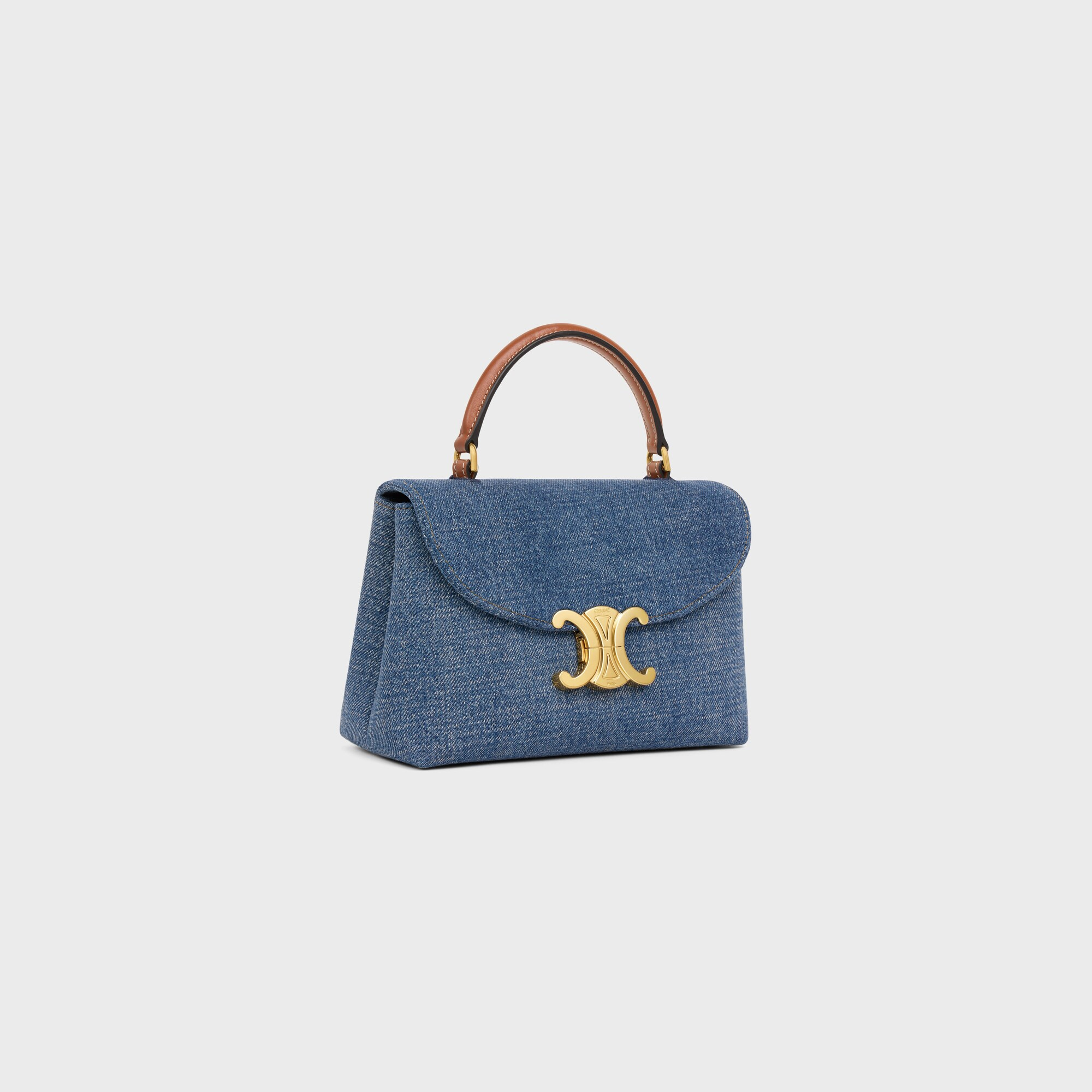 TEEN NINO BAG IN DENIM Denim / Tan