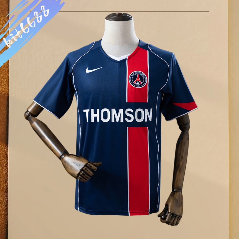 04/05 PSG Paris Saint-Germain home Football Shirt (Retro）