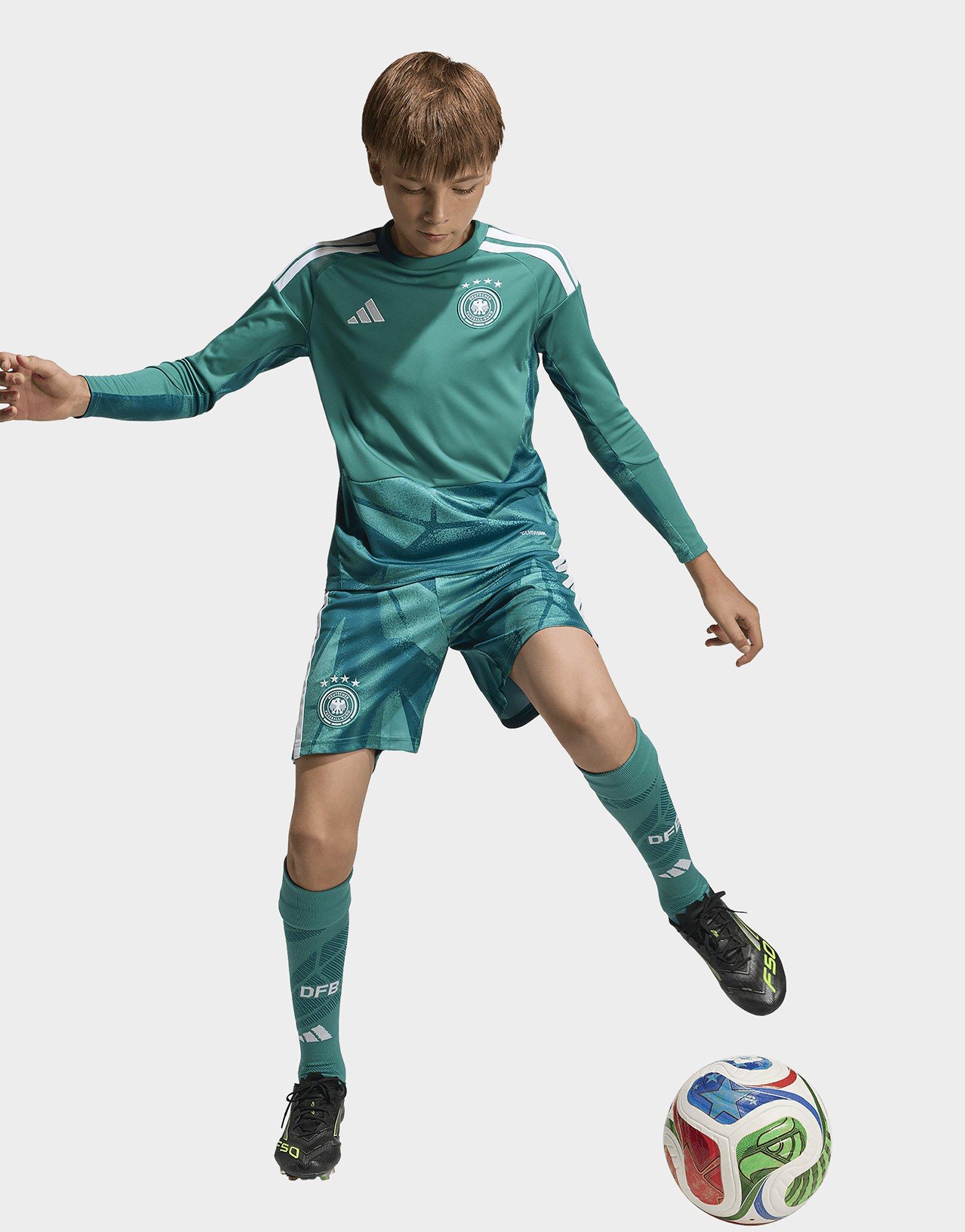 adidas Deutschland 26 Kids Torwart-Heimtrikot, langärmlig