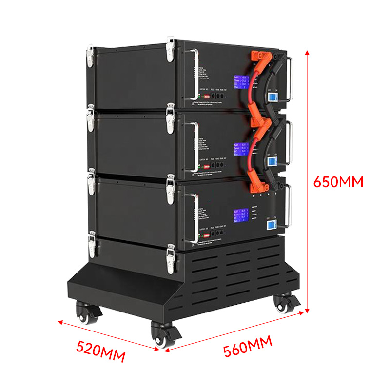 Rack mounted battery 51.2v 300ah