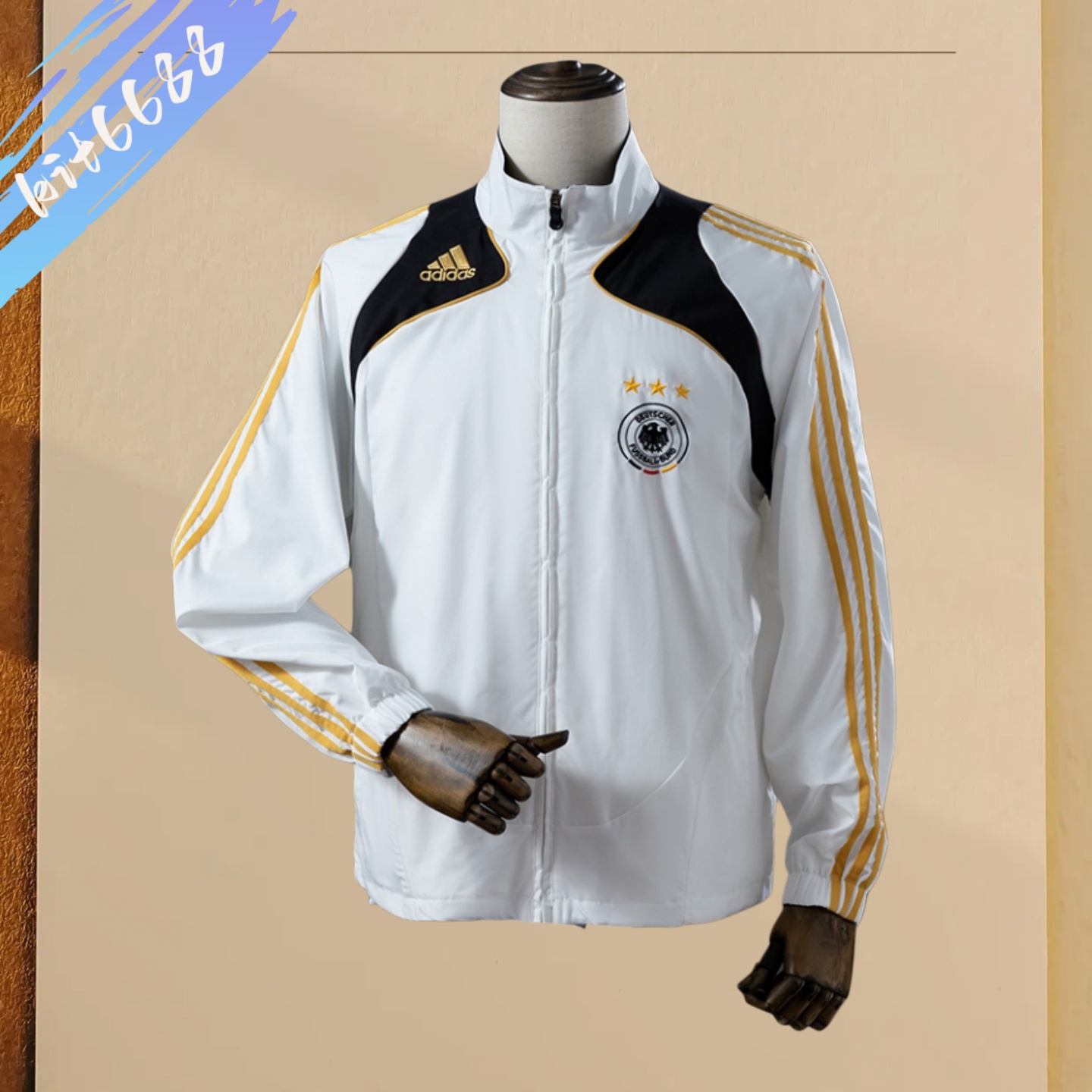 08/09 Germany  Retro Football Casual Windbreaker
