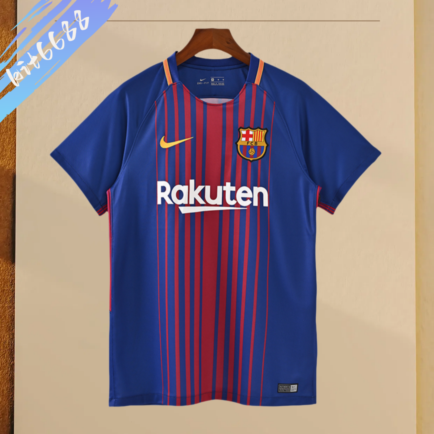2017/2018 Barcelona Home Retro Football Jersey