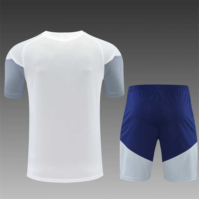26/27 Real Madrid white Short Sleeve Training Wear ( Adult kit Kids )