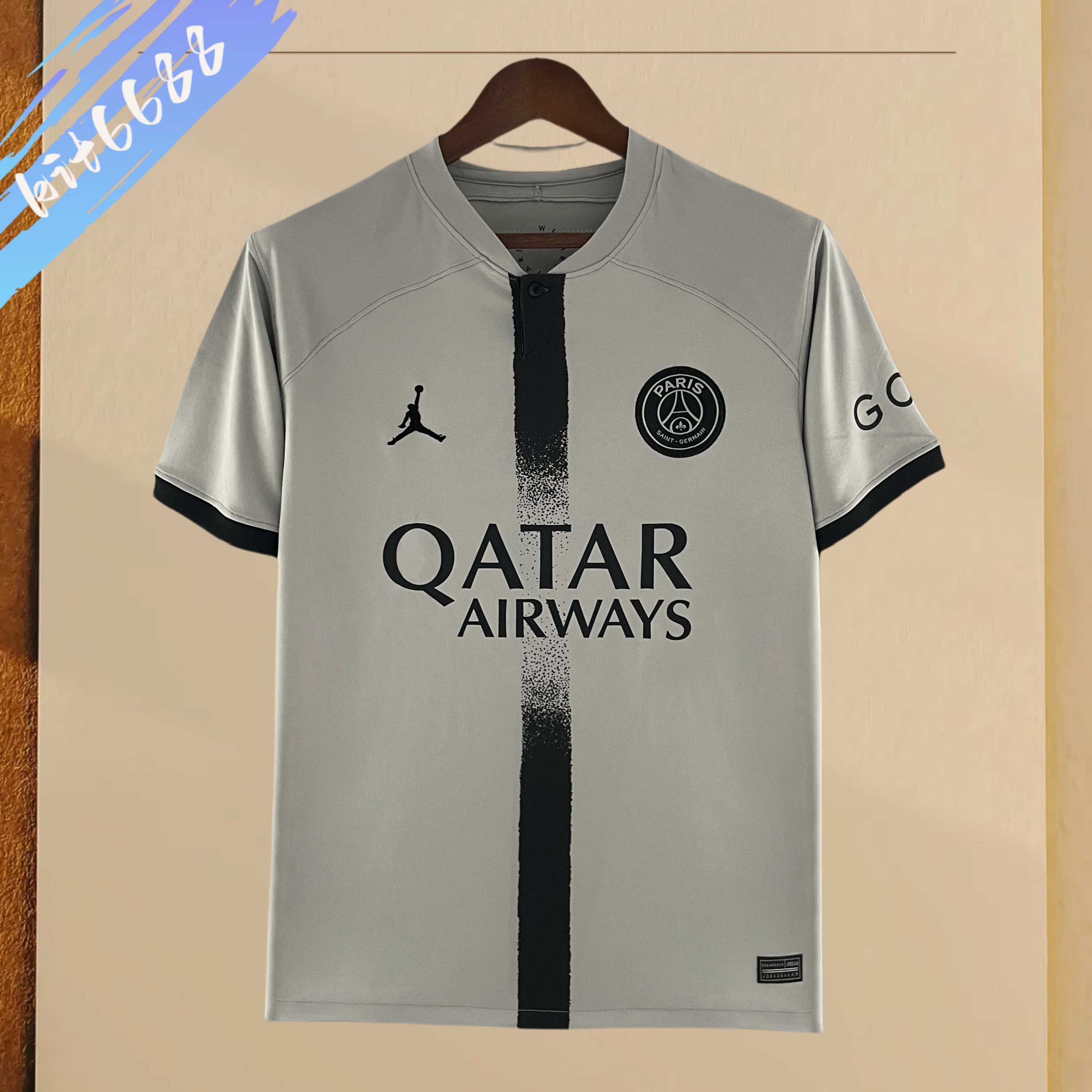 2022/2023 PSG Paris Saint-Germain  Away Football Shirt (Retro）