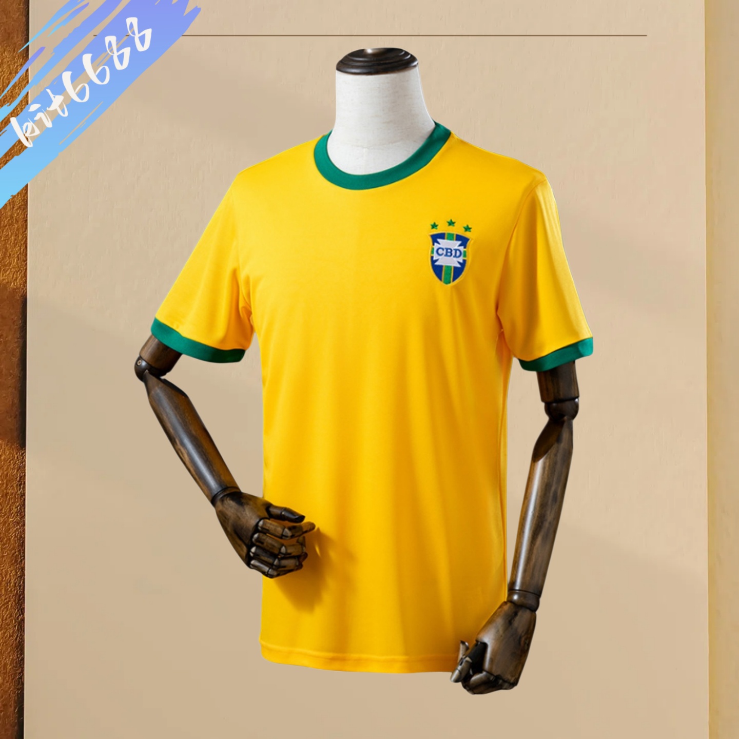 1971 Brazil home Retro Football Shirt