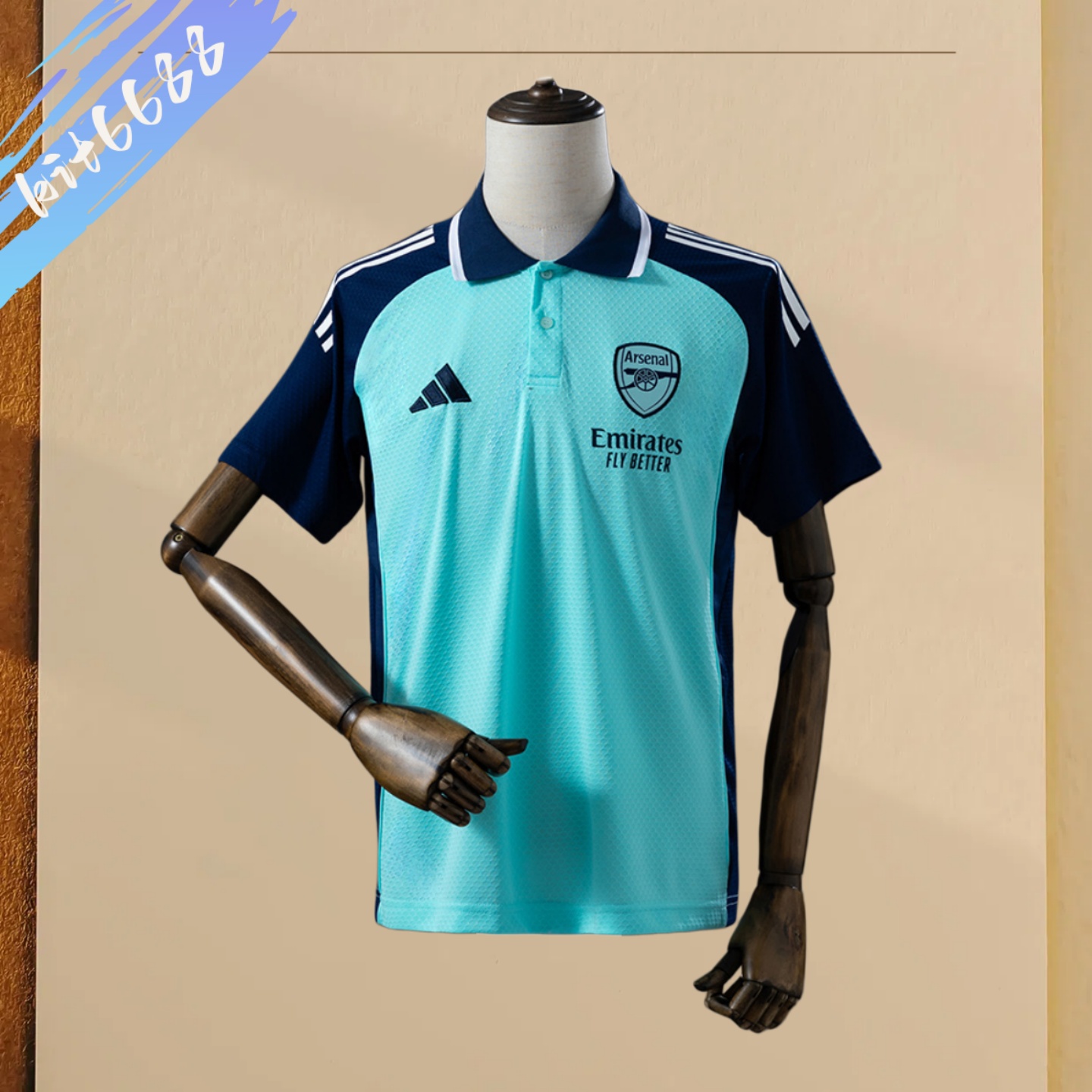 2025/2026 Arsenal POLO - Light Green Football Shirt（Fans version）