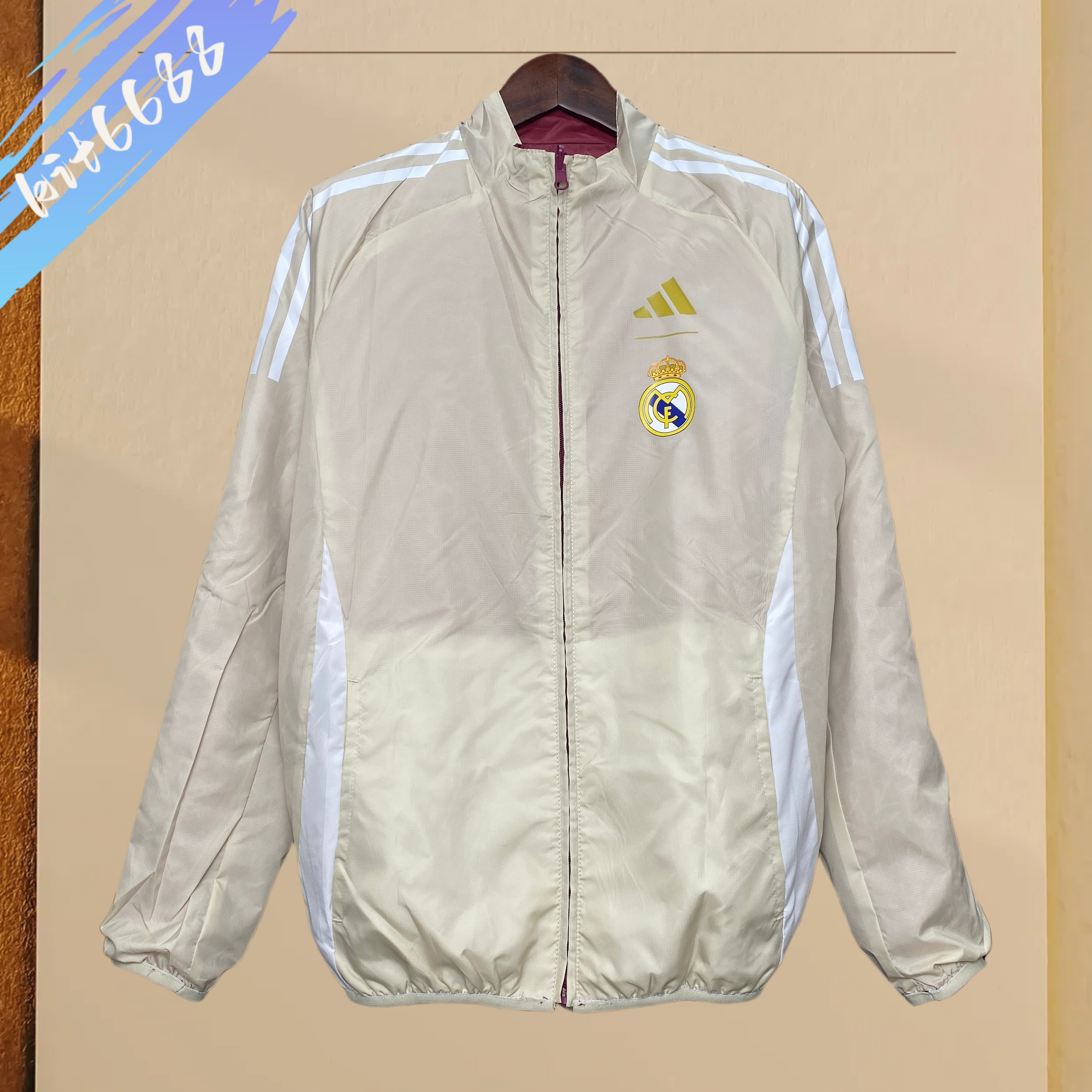24/25 Real Madrid Windbreaker Jacket double-sided