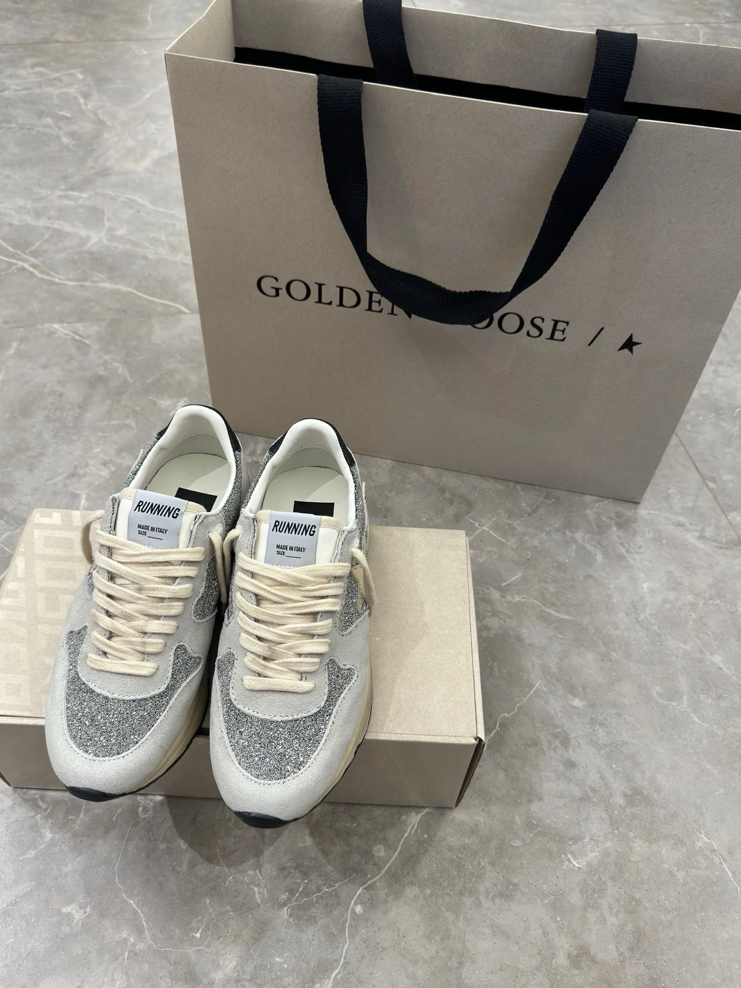 Golden Goose Running Sole Genuine Leather Running Shoes