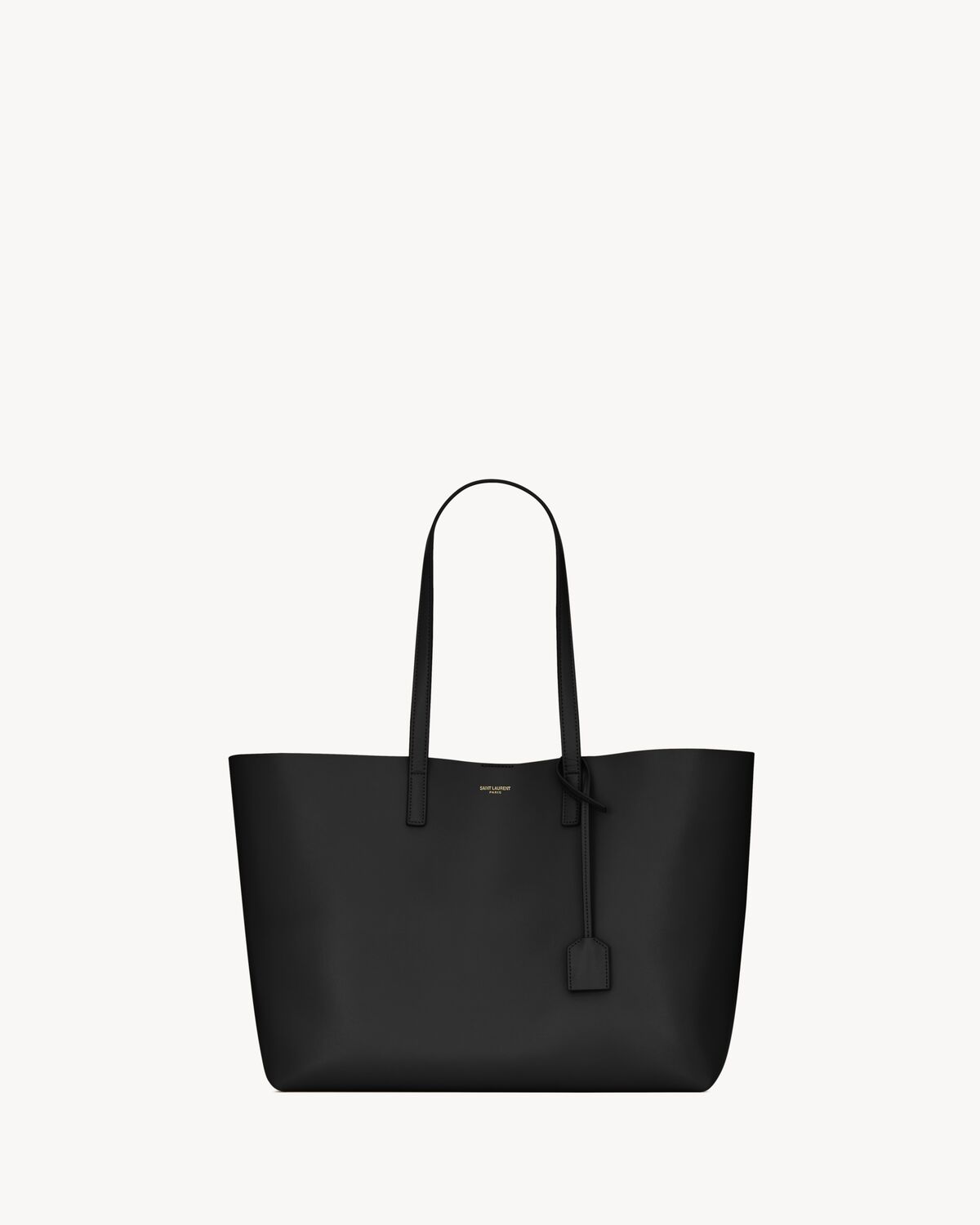 shopping saint laurent in leather BLACK