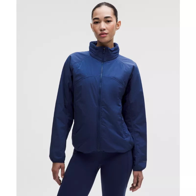 Insulated Back-Vent Running Jacket