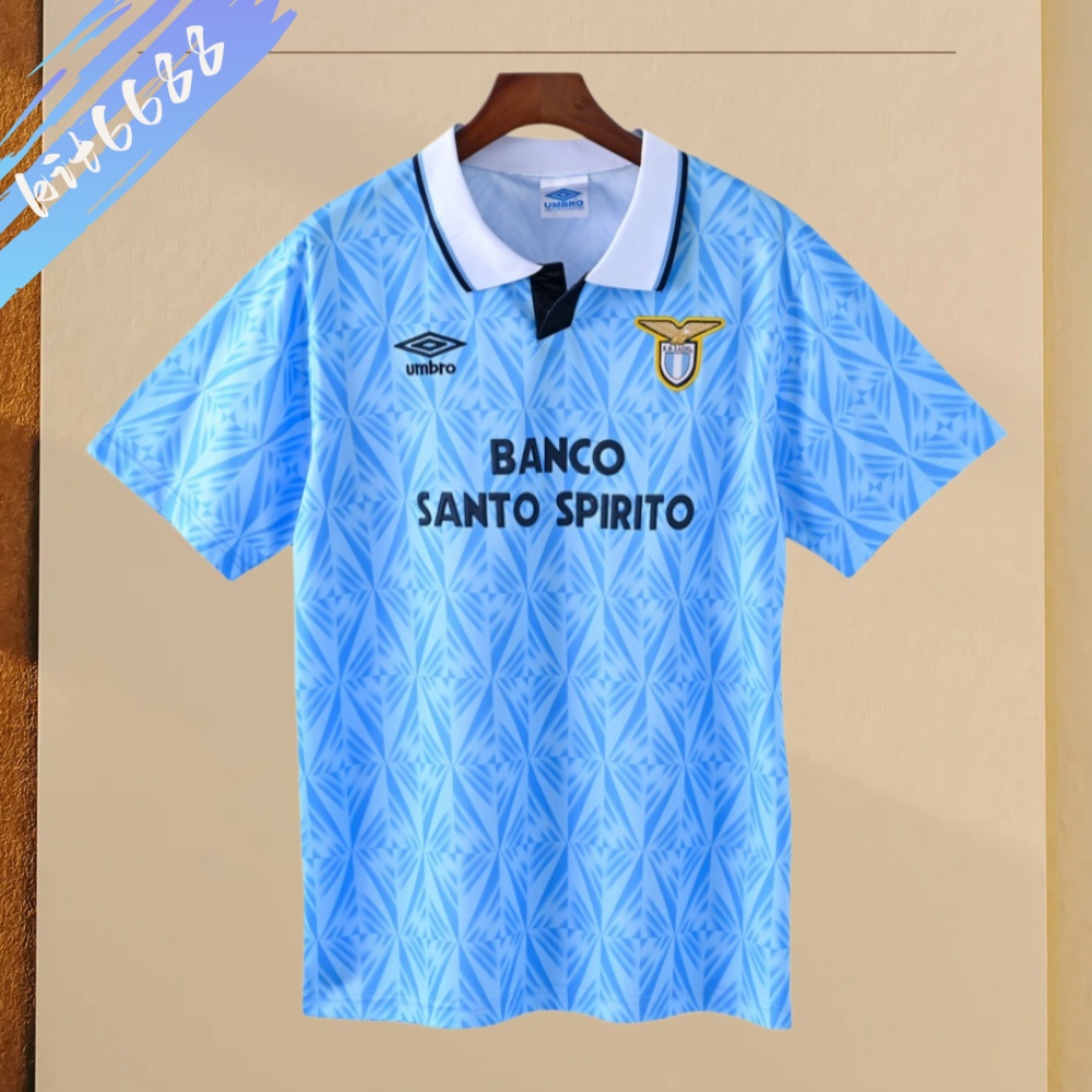 1991/1992 Lazio Home Retro Football Shirt