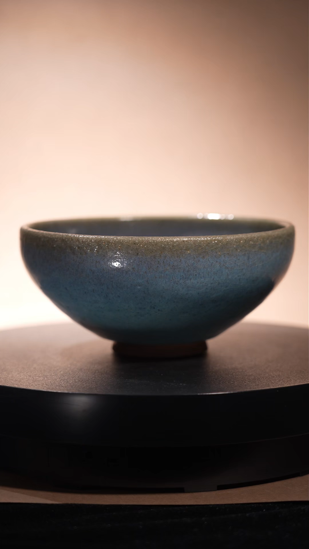 Ancient Chinese Jun Kiln Sky-Blue Glaze Porcelain Bowl