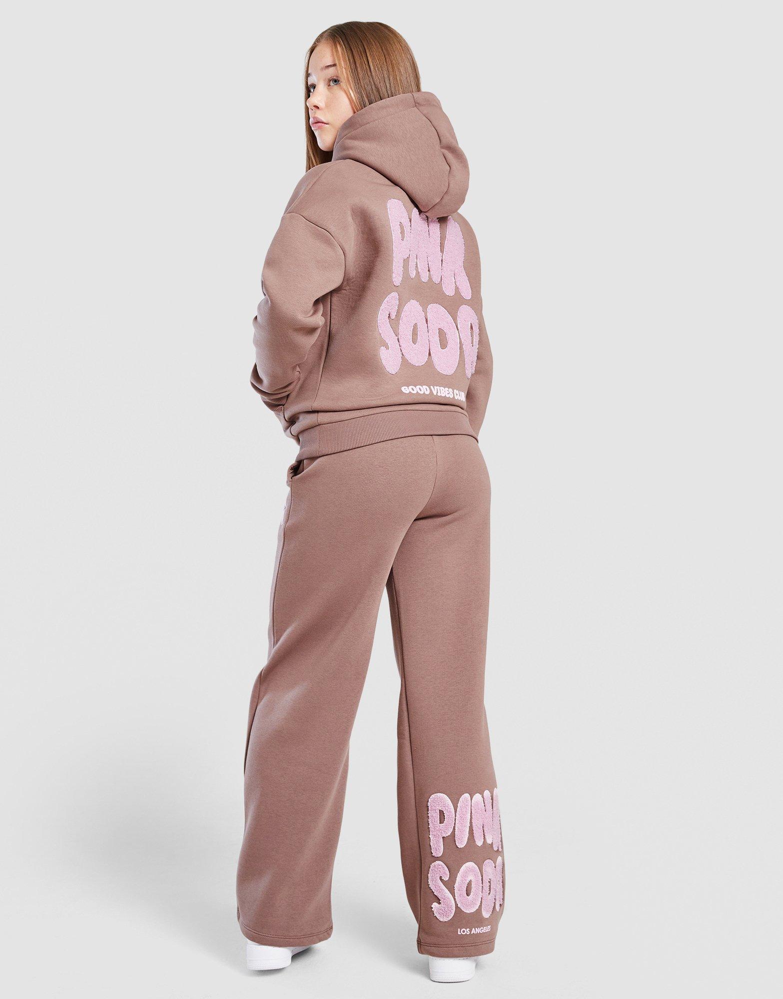 Pink Soda Sport Girls' Mix Overhead Hoodie Kinder