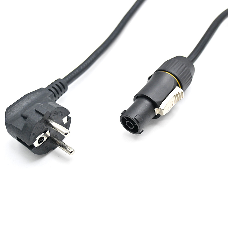 8m Truecon Schuko Cable 3x 1.5mm² TR314-8-BLK