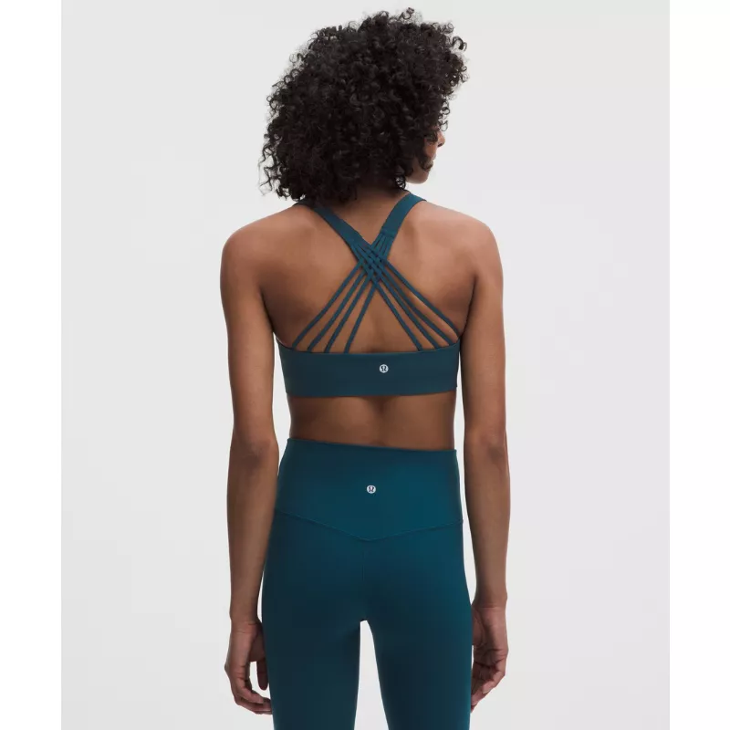 FlexyFlex Strappy Yoga Bra Light Support, A-C Cups