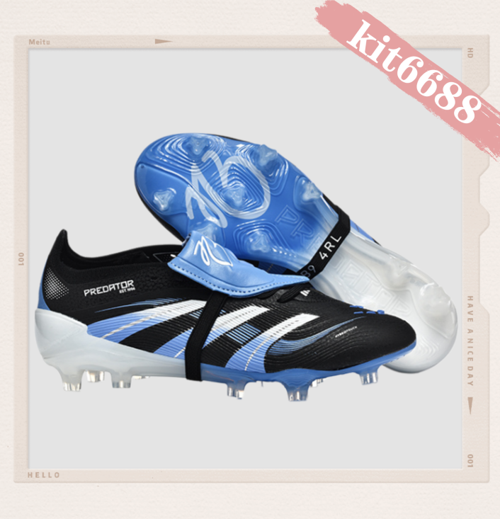 A Predator Elite Fold-over Tongue FG Jude Bellingham - Core Black/Footwear White/Glory Blue