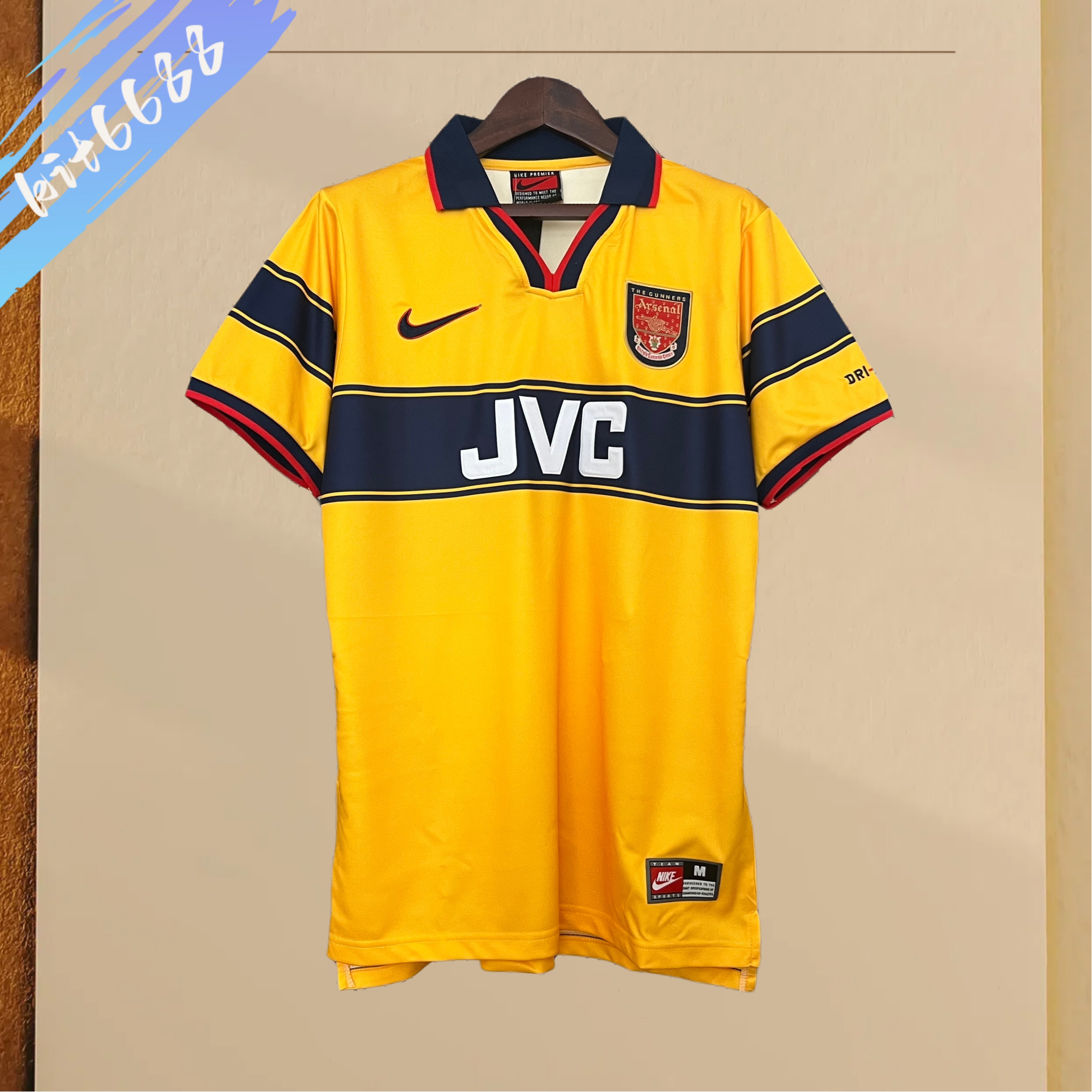 97/99 Arsenal Away Retro Football Shirt