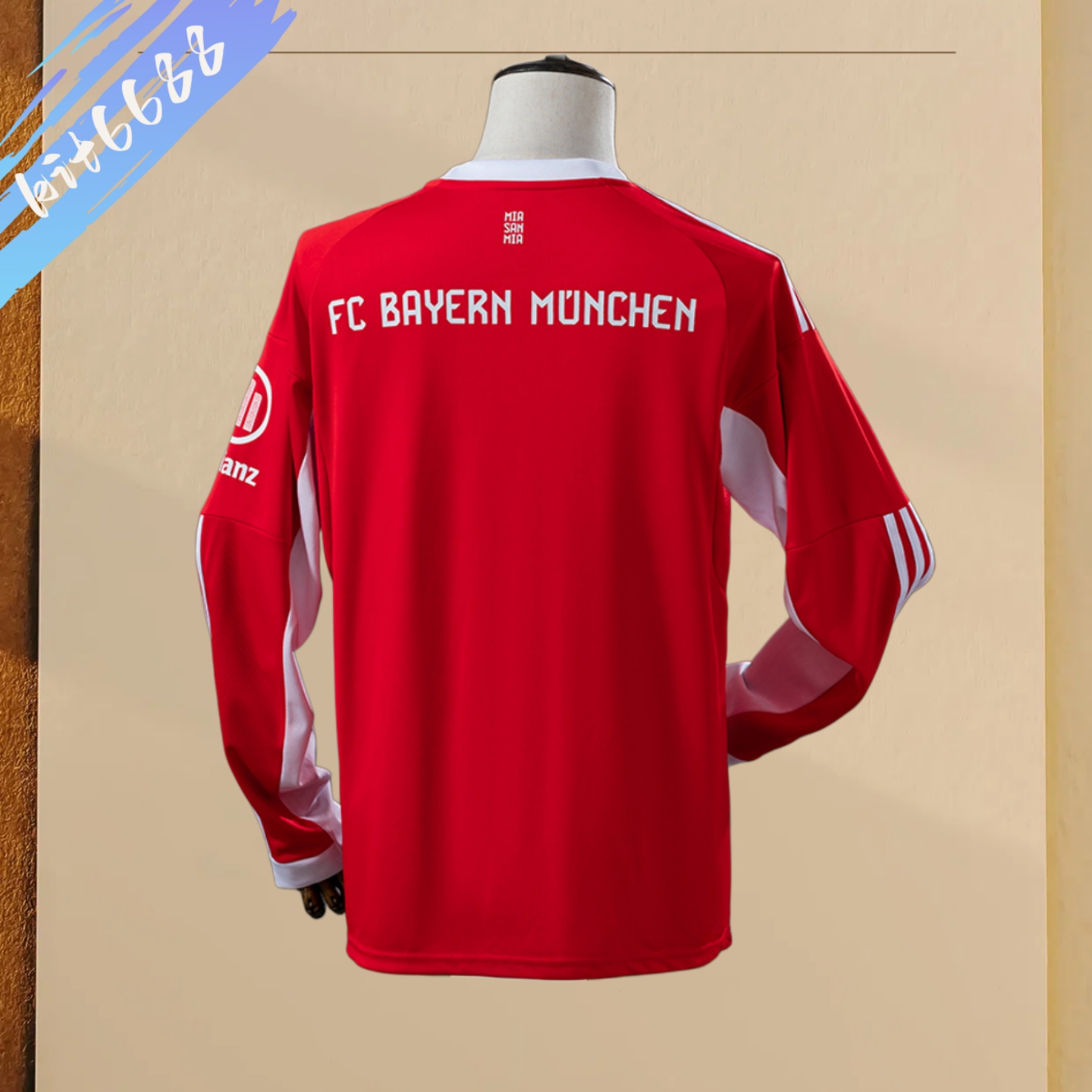 2025/2026 Bayern Munich Home Long-Sleeve Football Shirt (Fan Edition)