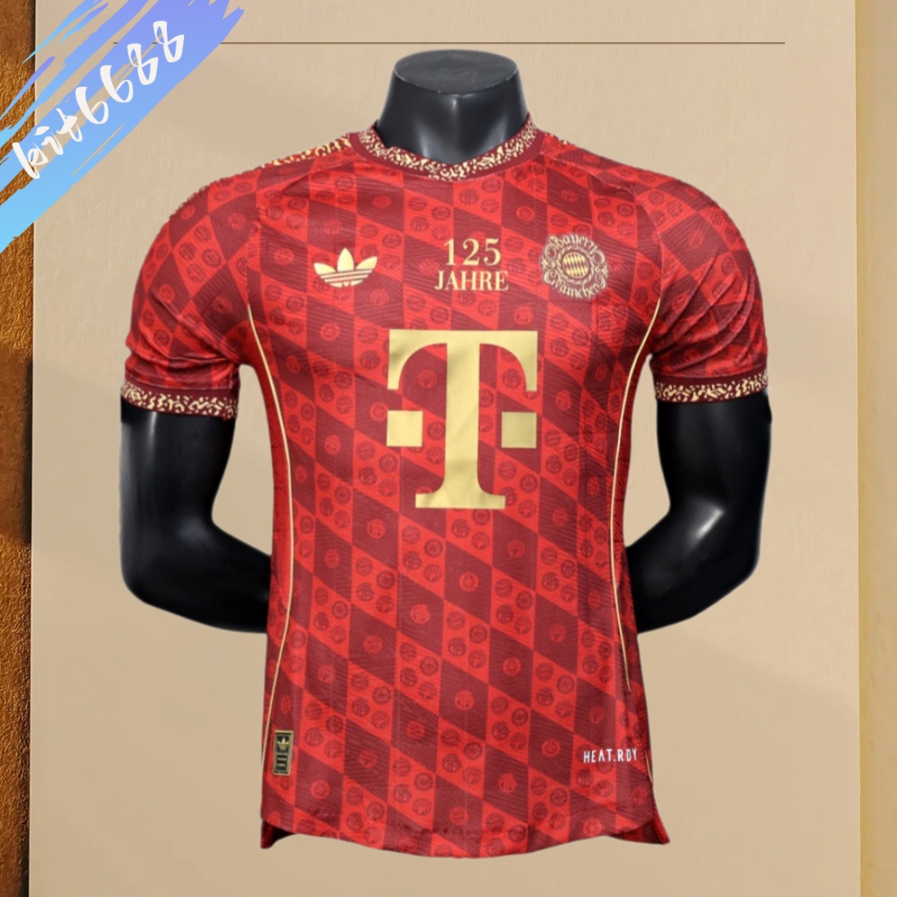 2025/2026 Bayern Munich 125th Anniversary Red Football Shirt (Player Edition)