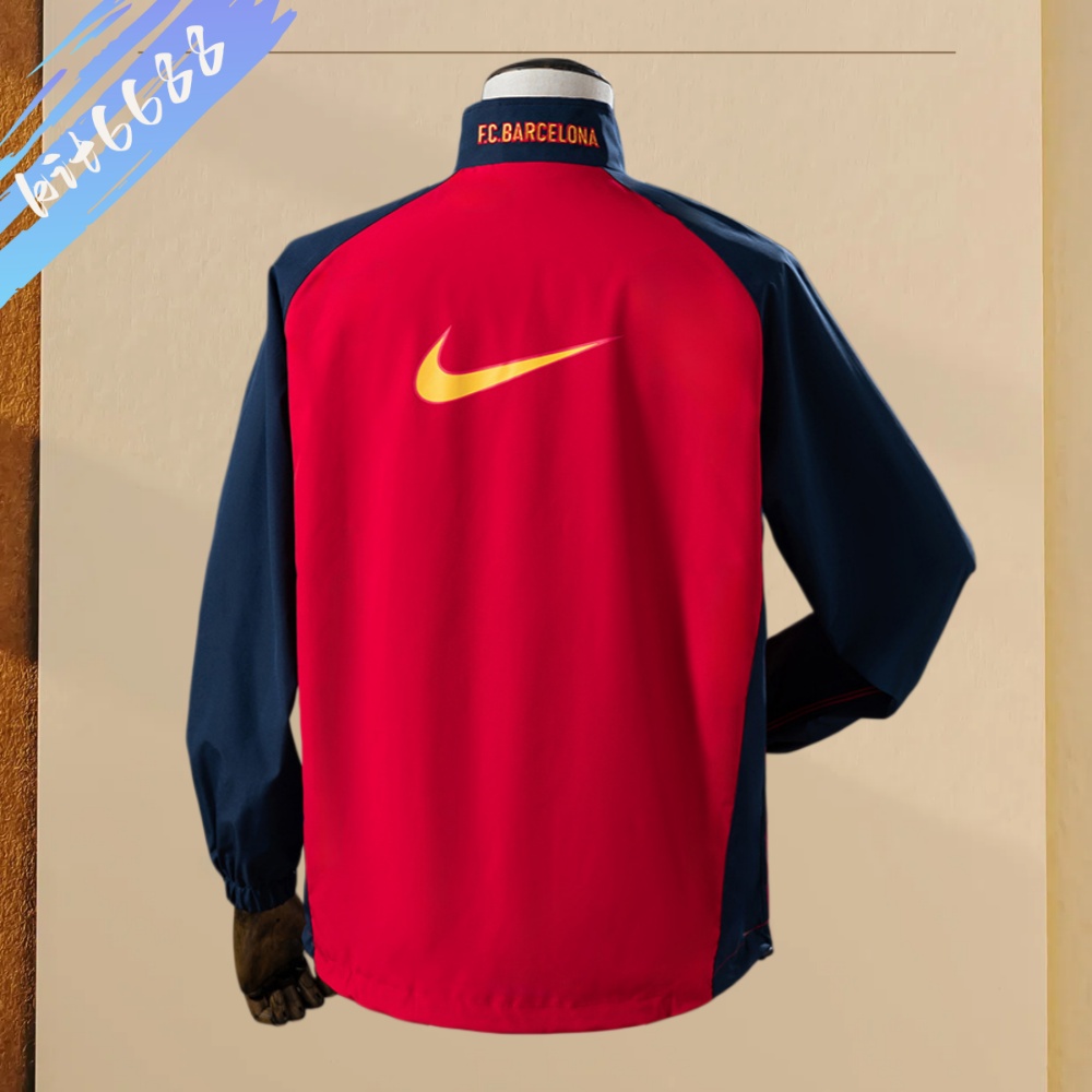 98/00 Barcelona Football Shirts windbreaker