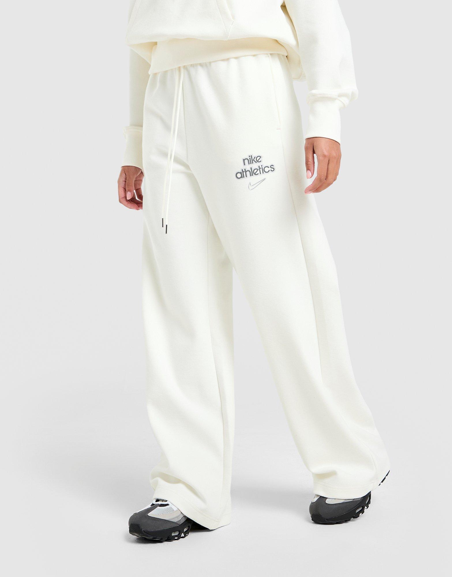 Nike Phoenix Fleece Graphic Swoosh Wide Leg Jogginghose