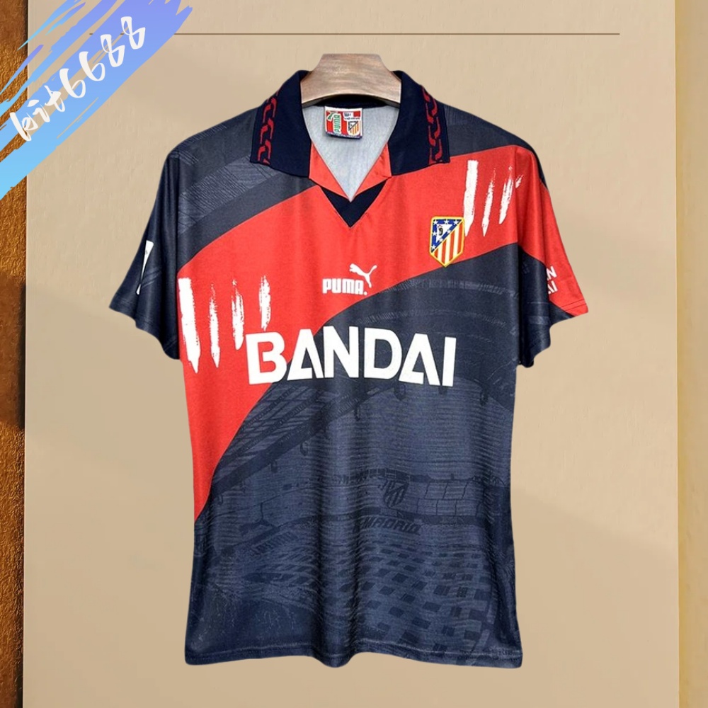 1996/1997 Atletico Madrid Away Retro Football Shirt