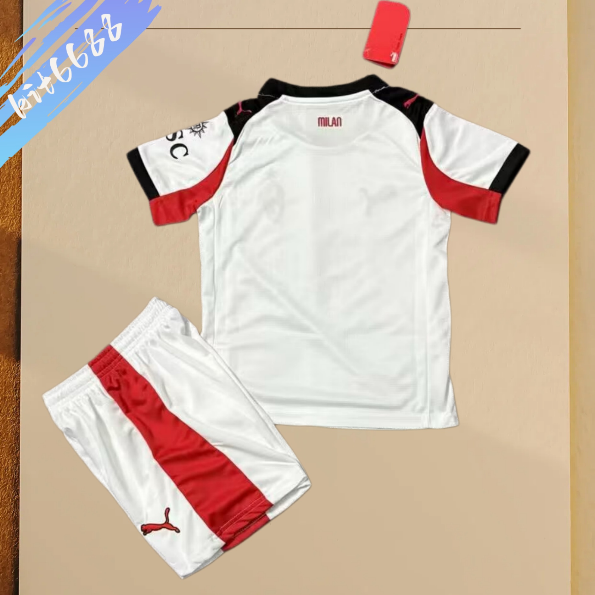 2025/2026 AC Milan Away Football shirt (Adult Kids Kit socks）
