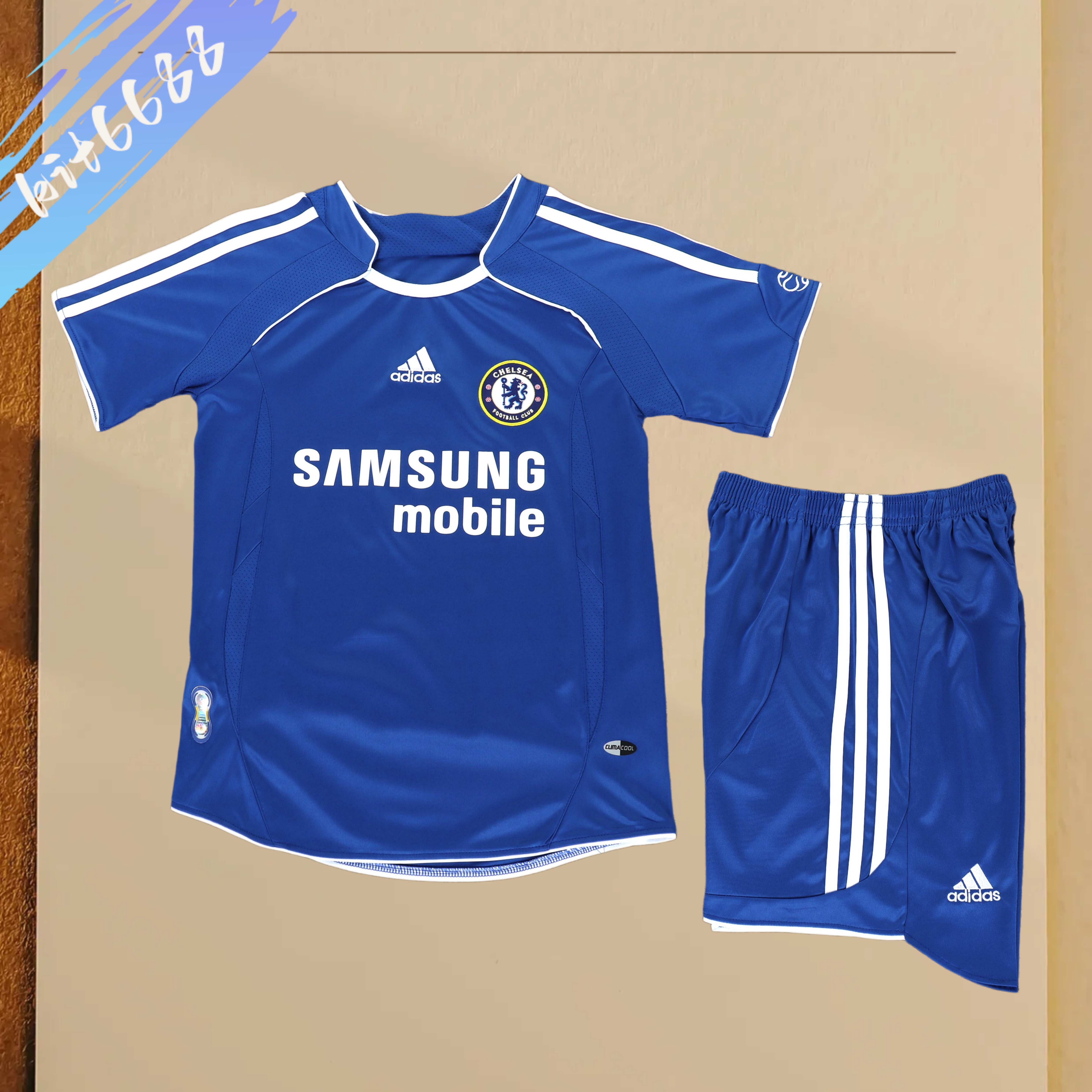 2006/2007 Chelsea Retro home  Football Shirt (Kids Kit)