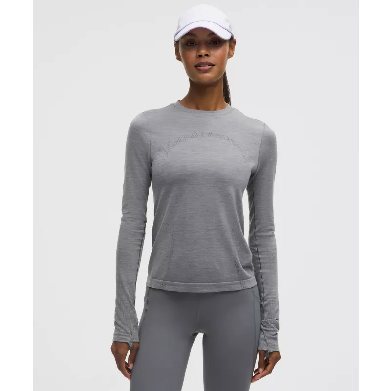 Swiftly Wool-Blend Long-Sleeve Shirt
