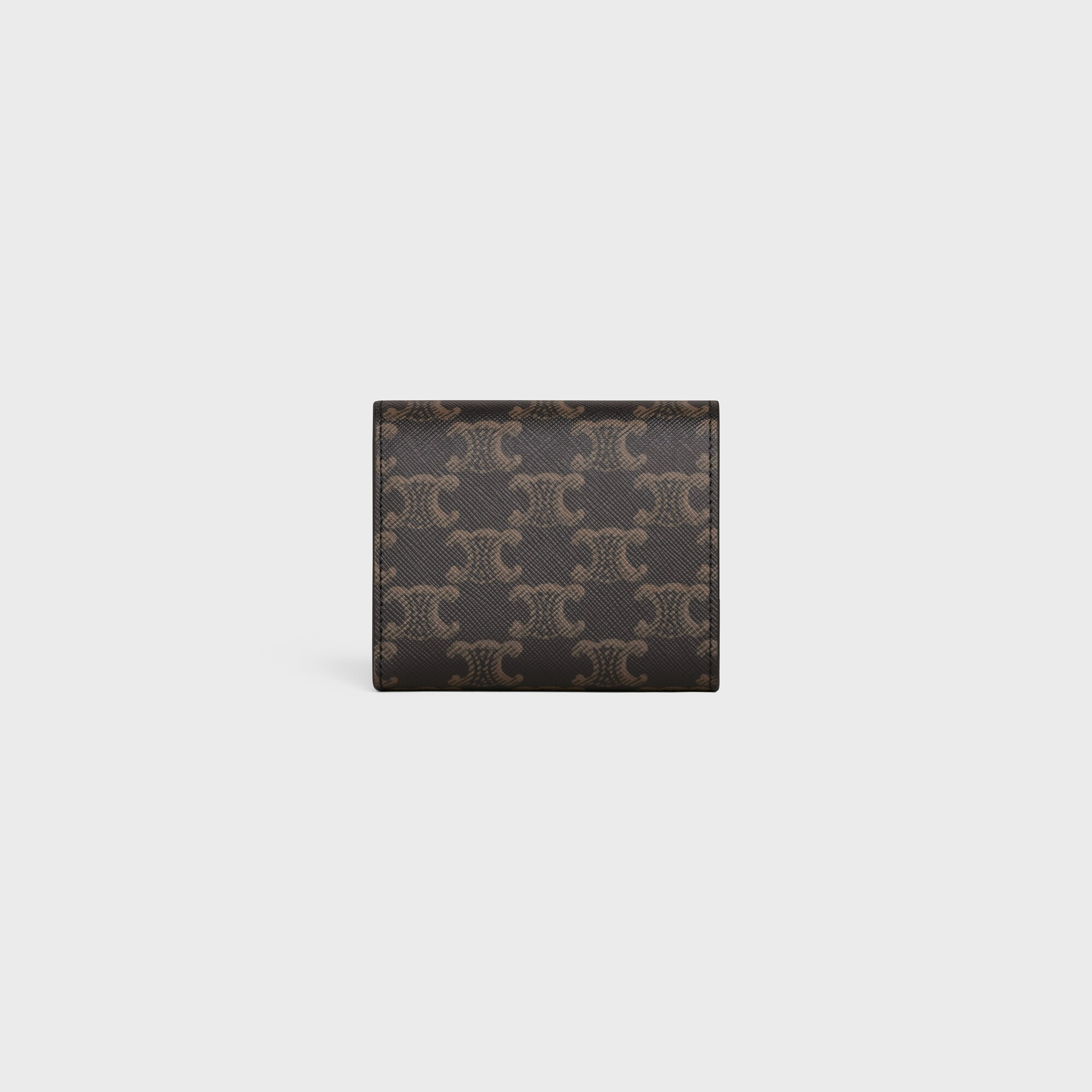 Small Flap Wallet TRIOMPHE in Triomphe Canvas TAN