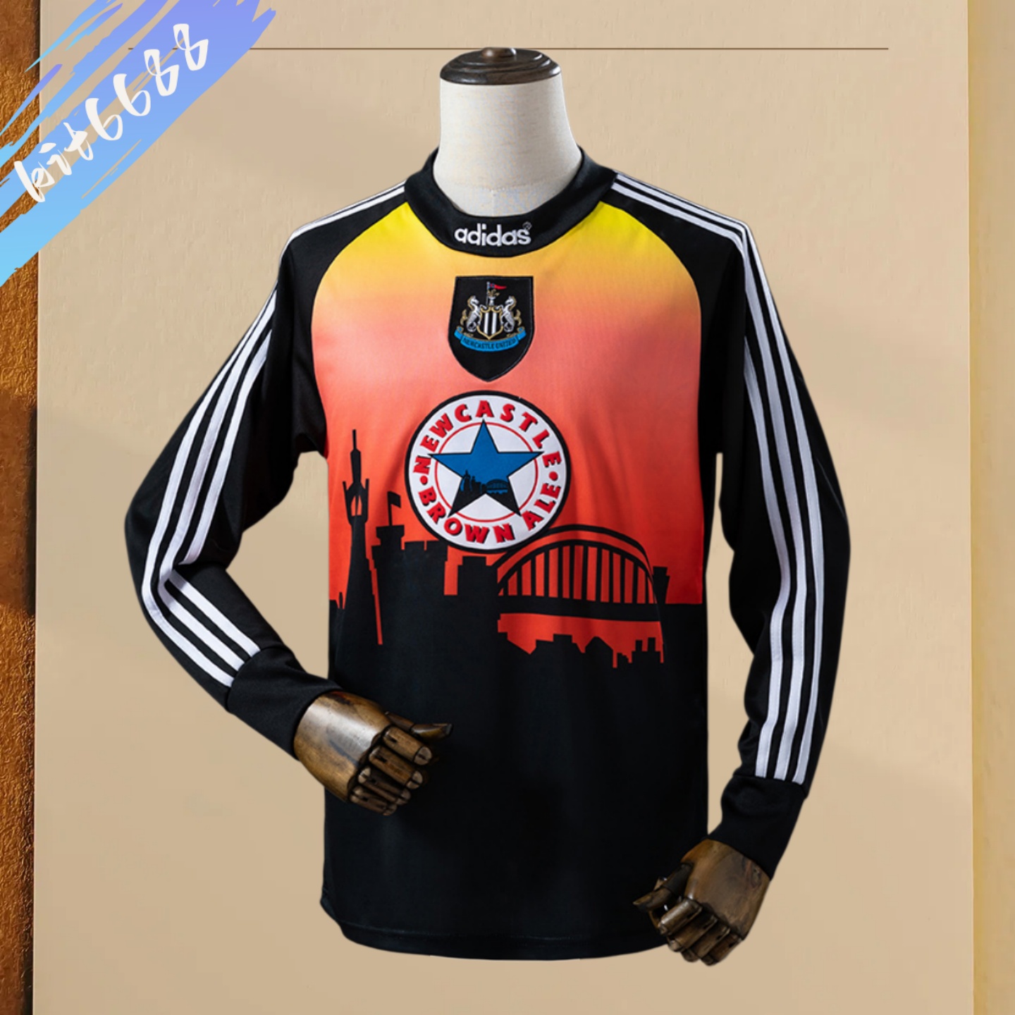 1996/1997 Newcastle United Goalkeeper Long Sleeve Retro Football Shirt